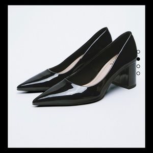 ZARA MID HEEL PUMPS SIZE 7.5